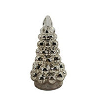 Christmas Silver Mercury Glass Tree, Small