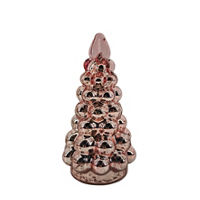 Christmas Pink Mercury Glass Tree, Small