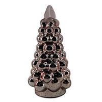 Christmas Pink Mercury Glass Tree, Large