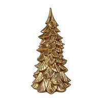 Christmas Gold Resin Tree Tabletop Decor, 12 in