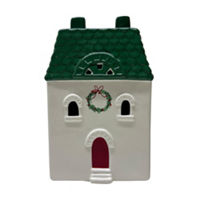 Christmas Ceramic House Tabletop Decor, 6 in