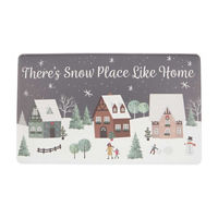 Christmas 'There's Snow Place Like Home' Kitchen Mat, 18x30 in