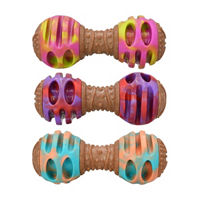 Giggle Chew Dumbbell Dog Toy, 3 Assorted
