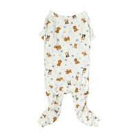 Christmas 4 Legs Puppy Print Dog Pajamas, X-Large