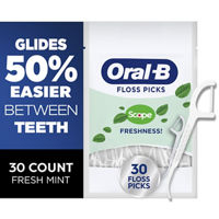 Oral-B Burst of Scope Dental Floss Picks, Fresh