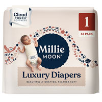 Millie Moon Luxury Diapers, Size 1, 32 Count