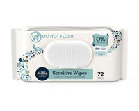 Millie Moon Sensitive Wipes, 72 Count