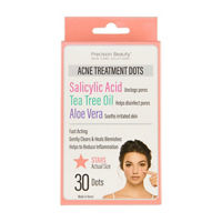 Precision Beauty Acne Treatment Dots, Star-Shaped, 30 pk