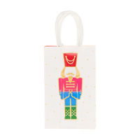 Christmas Gift Bags with Assorted Playful Holiday Designs, Small, 6 ct