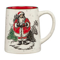 Christmas Illustrated Santa Mug, 19 oz