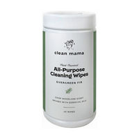 Clean Mama All-Purpose Cleaning Wipes, Evergreen Fir, 60 ct