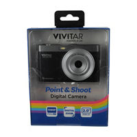 Vivitar Point & Shoot Digital Camera, Black