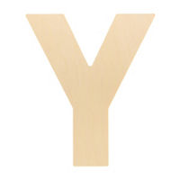 Wooden Letter 'Y', 6 in