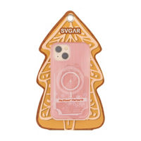 SVGAR Pink Striped Sheer MagSafe Phone Case