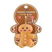 SVGAR Gingerbread Man Plush Phone Charm