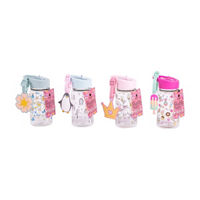 Clear Cute Pattern Buddy Bottle, 15 oz, 4
