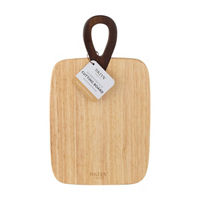 BKLYN Steel Co Prospect Park Collection Small Rubberwood Cutting Board, 14x23in