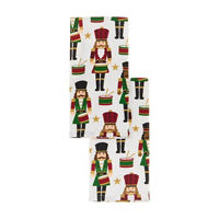 Christmas Nutcracker Print Kitchen Towel, 2 pk