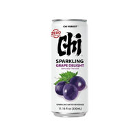 Chi Forest Zero Sugar Sparkling Water Beverage - Grape Delight, 11.16 fl oz