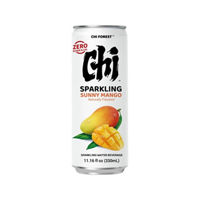 Chi Forest Zero Sugar Sparkling Water Beverage - Sunny Mango, 11.16 fl oz