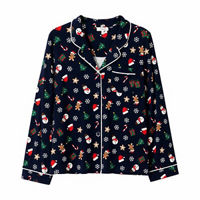 Kids Christmas Icon Print Matching Family Pajama Set, Large