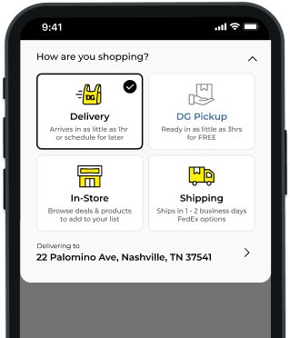 fulfillment picker, dg delivery