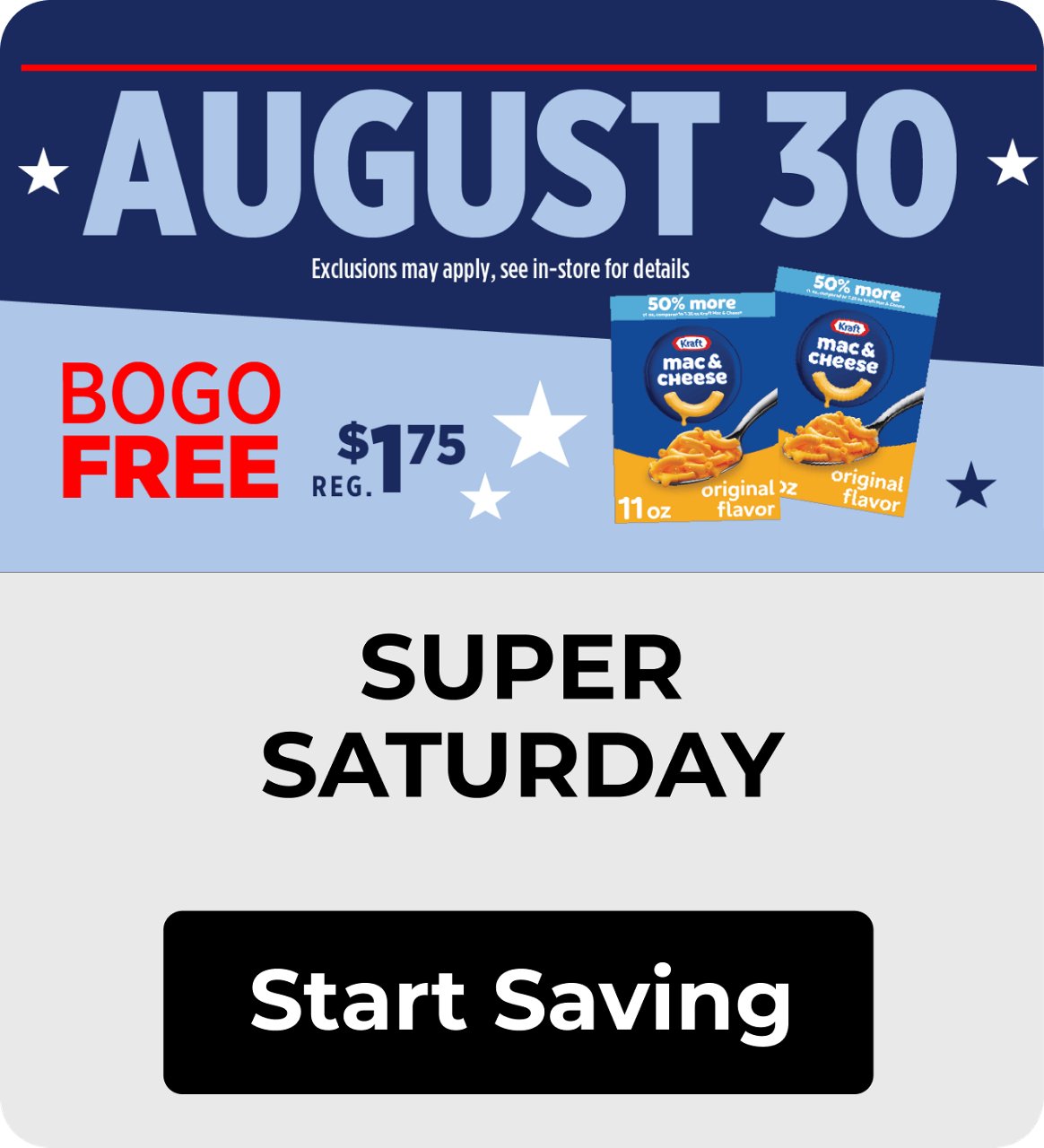 Super Saturday Sale