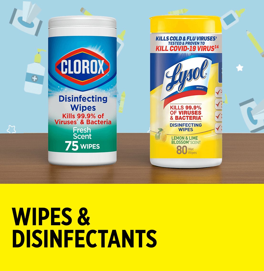 WIPES & DISINFECTANTS