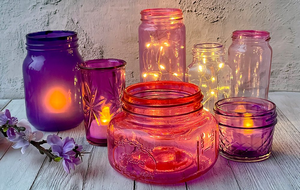 Tinted Glass Jars Hero Image