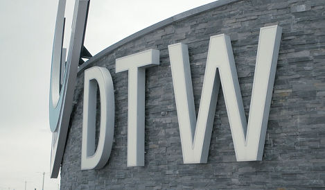 DTW Airport Logo Photo