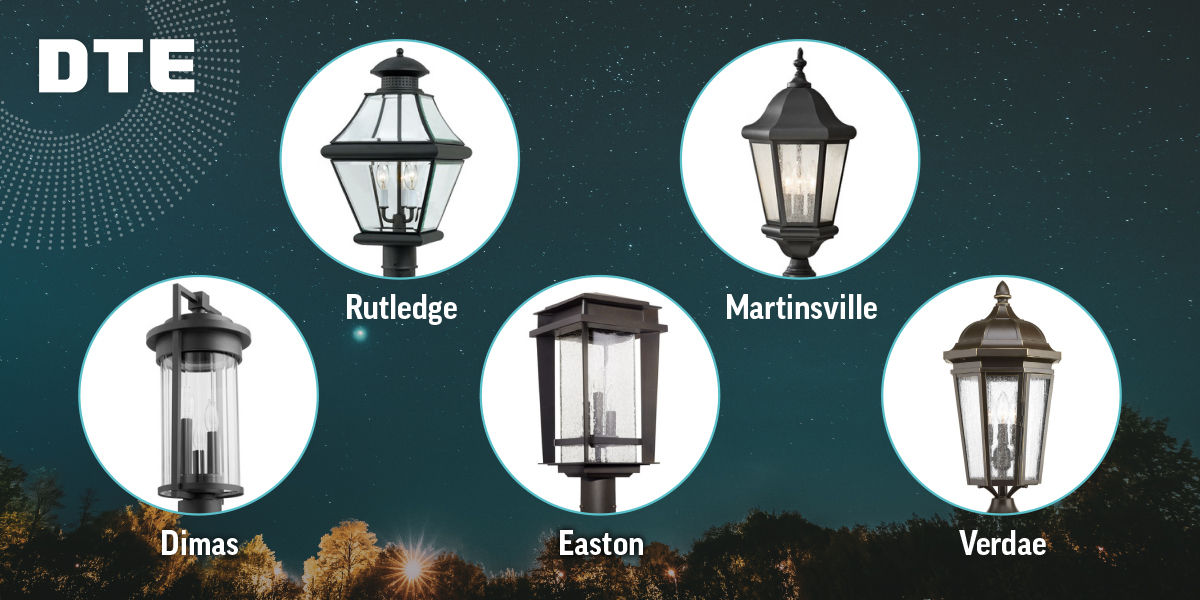 Residential on sale pole lights