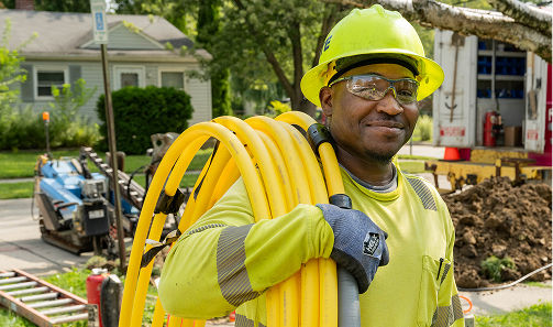 A field of hundreds of solar panels