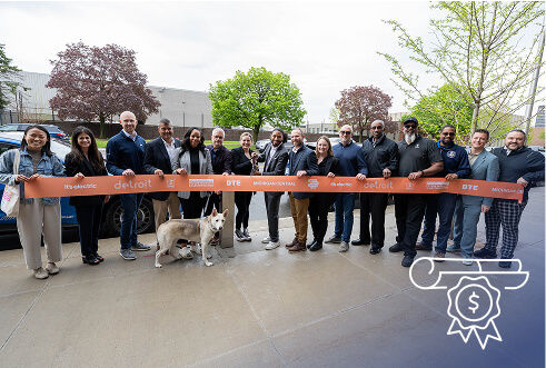 Electric vehicles 2025 it's electric ribbon cutting ceremony