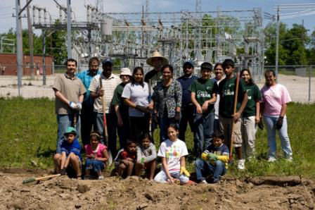 Group of people volunteering