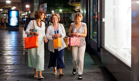 Ladies shopping