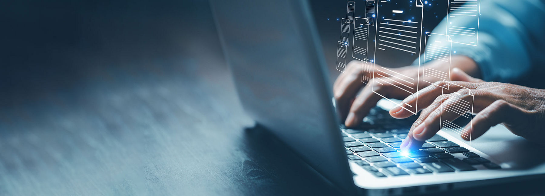 person working with Document Management System (DMS), Assure Legal Solutions | DXC Technology