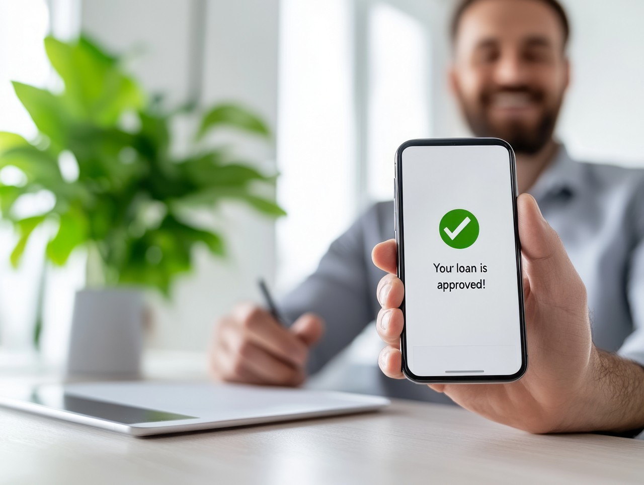 loan is approved notice on mobile app, Banking BPO | DXC Technology