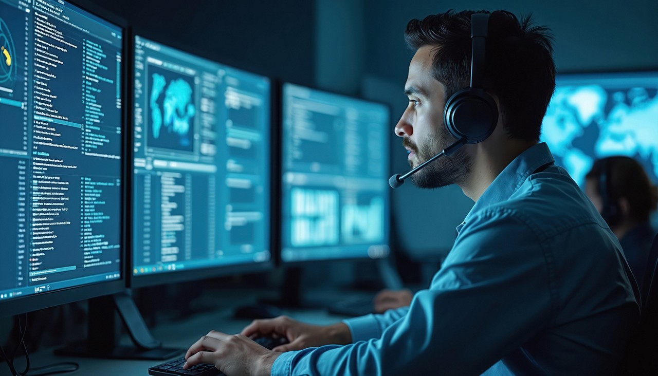 Man checking inventory in warehouse - SAP + Databricks: Putting data and AI to work | DXC Technology Insights 