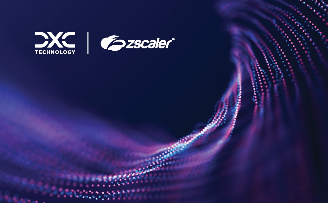 Abstract lights symbolizing seamless zero trust implementation in a borderless digital world, Zero trust solutions | DXC Technology