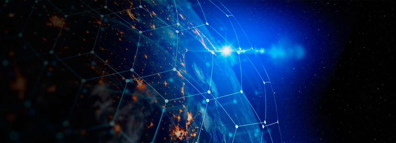 digital connections across globe, Red Hat | DXC Technology