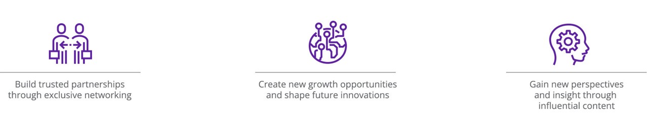 Build trusted partnerships through exclusive networking 