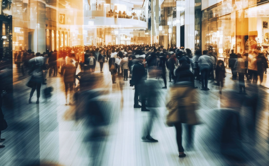 people is walking through buildings, insurance consumer report, Insurance BPS | DXC Technology Insights