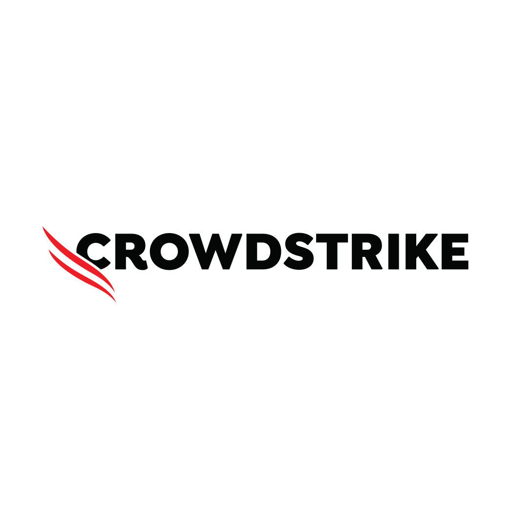 Logo of CrowdStrike, a trusted partner to protect critical areas of enterprise risk, Security | DXC Technology Partner