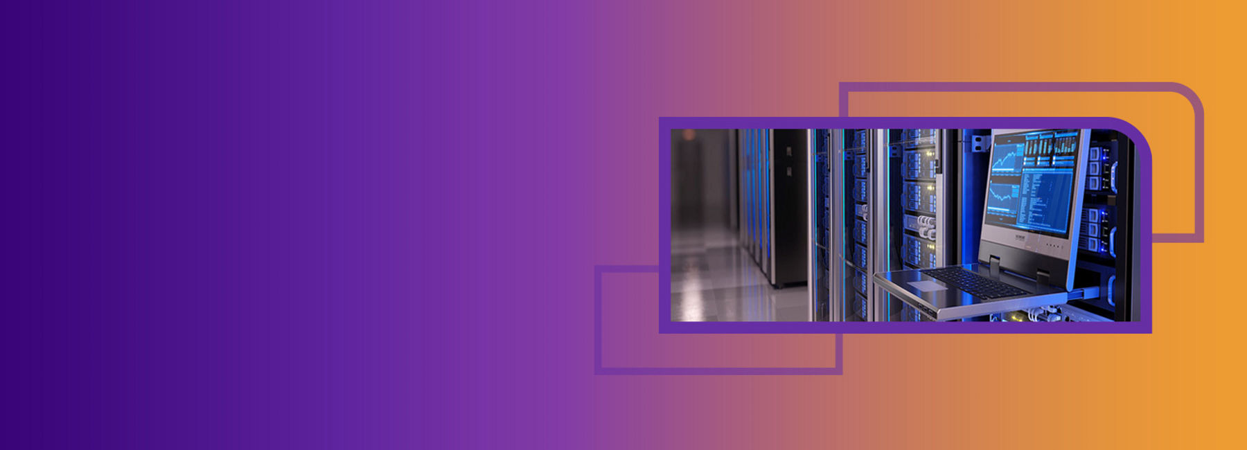 data center with server racks, representing compute & data centers | DXC Technology