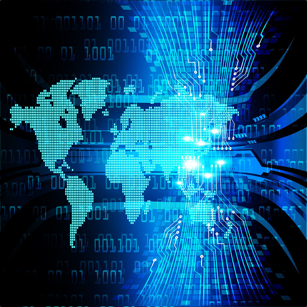 map of continents,  AWS | DXC Technology