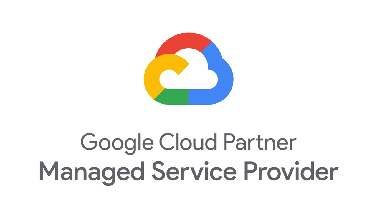 Partner award badge, Google Cloud Partner Managed Service Provider | DXC Technology  