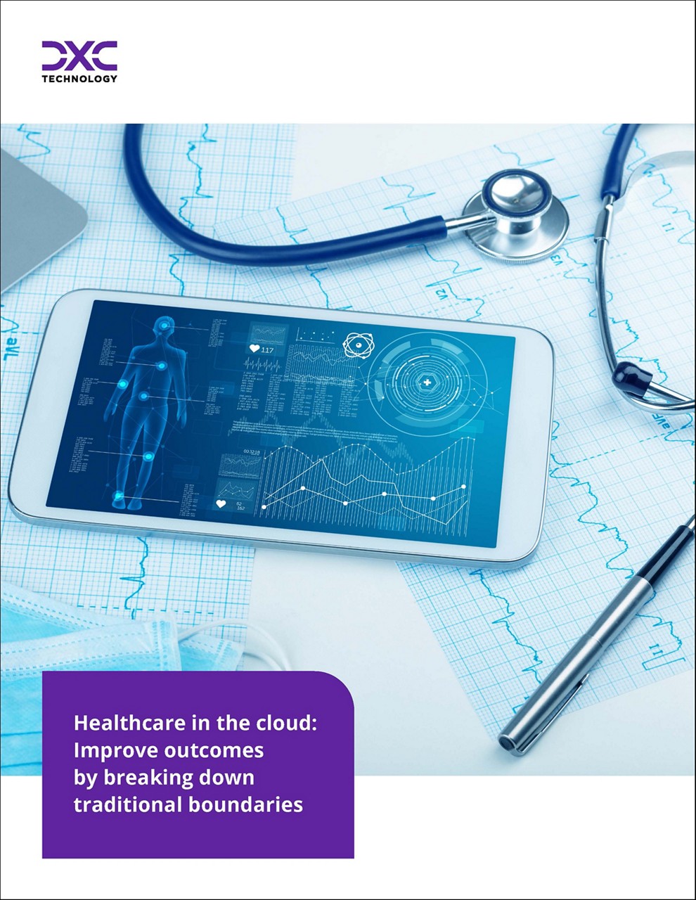 tablet with medical scan