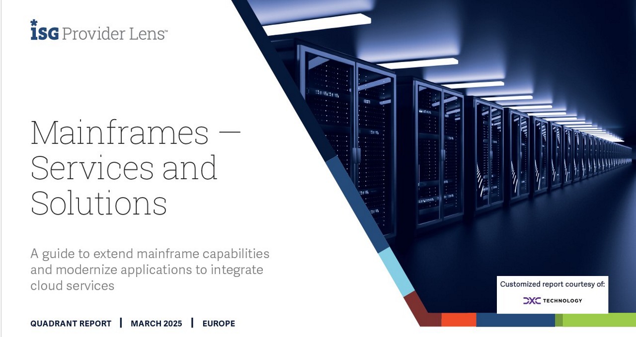 ISG names DXC leader in mainframe services and solutions | DXC Technology