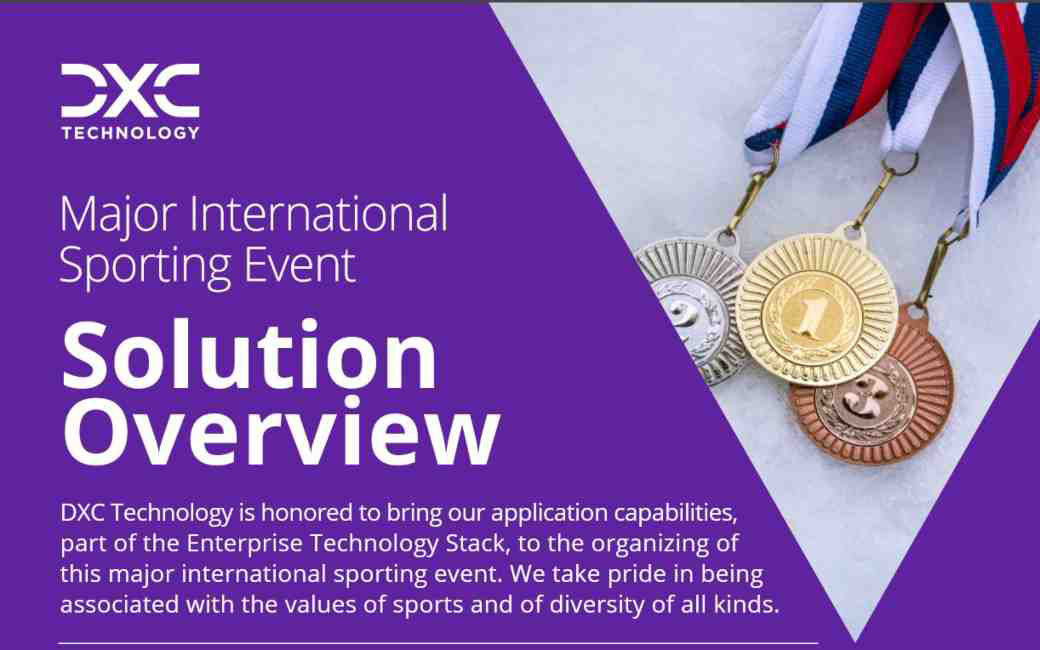 International sporting event solution overview