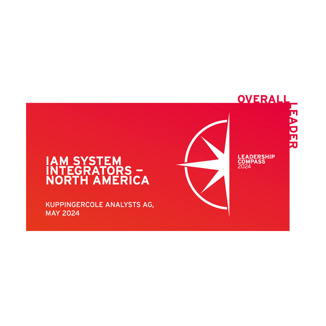 Award: Recognizing a top IAM systems integrator in North America, Cybersecurity | DXC Technology